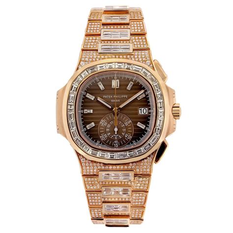 patek philippe nautilus solid gold|Patek Philippe full diamond price.